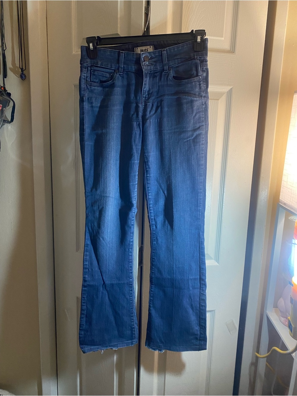 PAIGE Dark Blue Flare Jeans